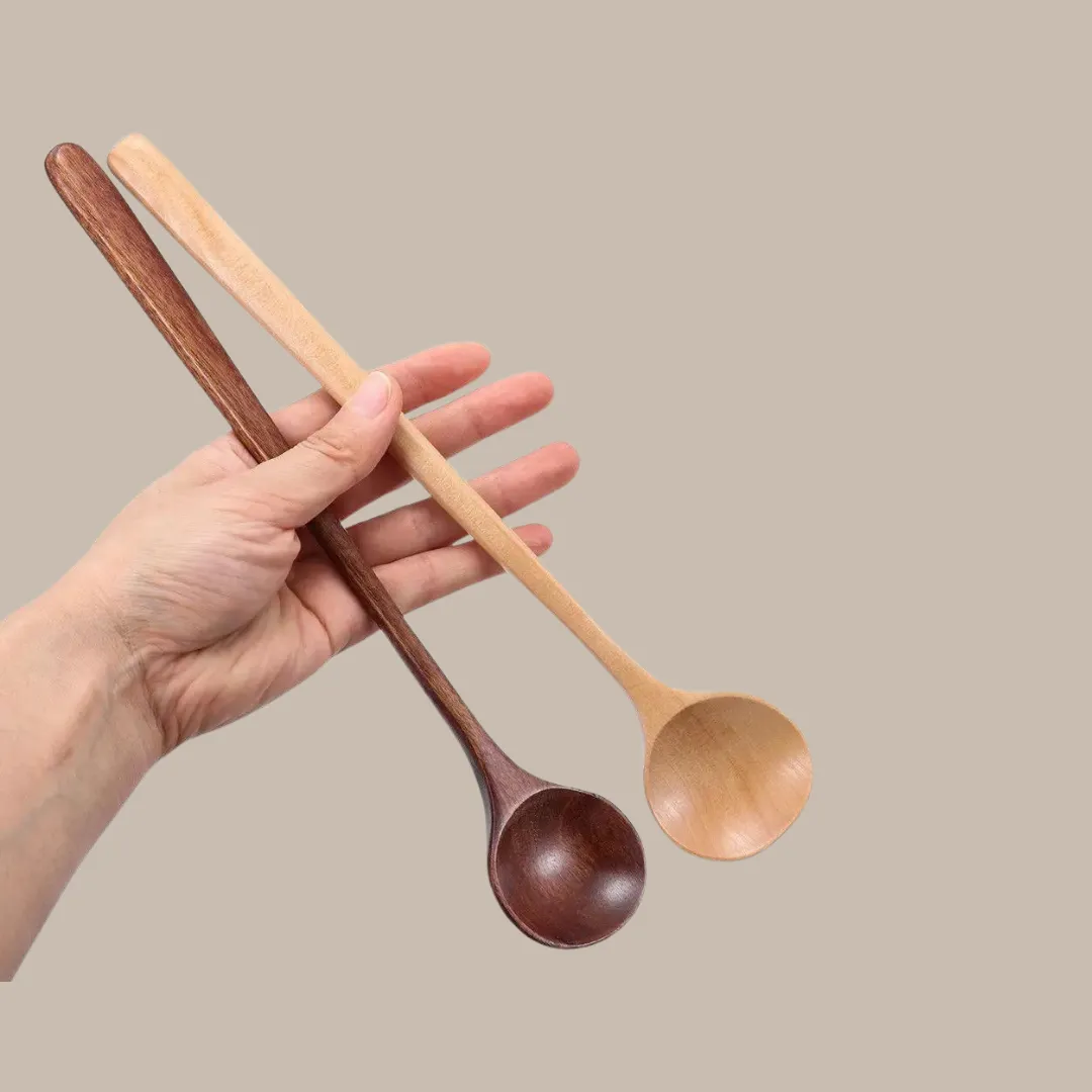 1/2 Pcs Wooden Spoon Soup