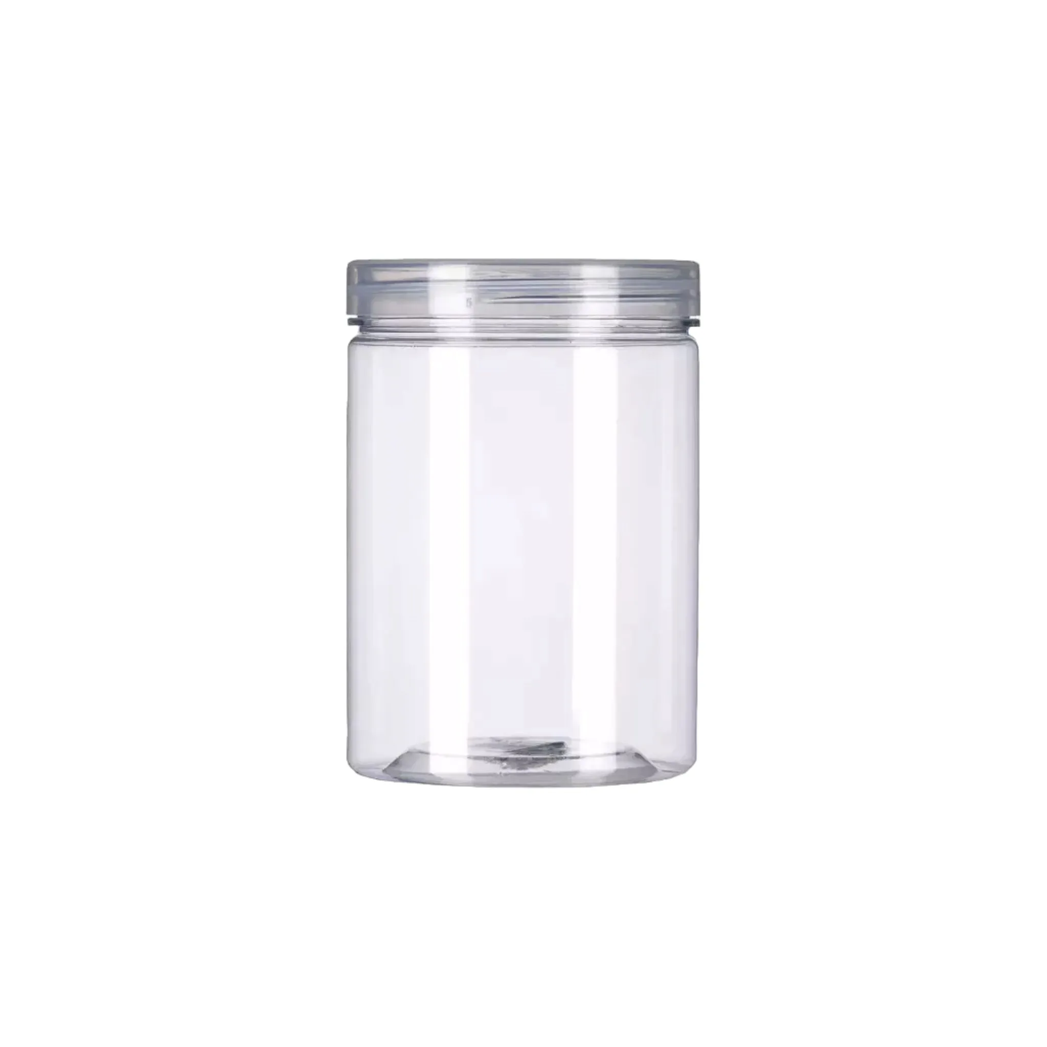 150ml PET Plastic Cosmetic Jar with Lid Crystal Clear