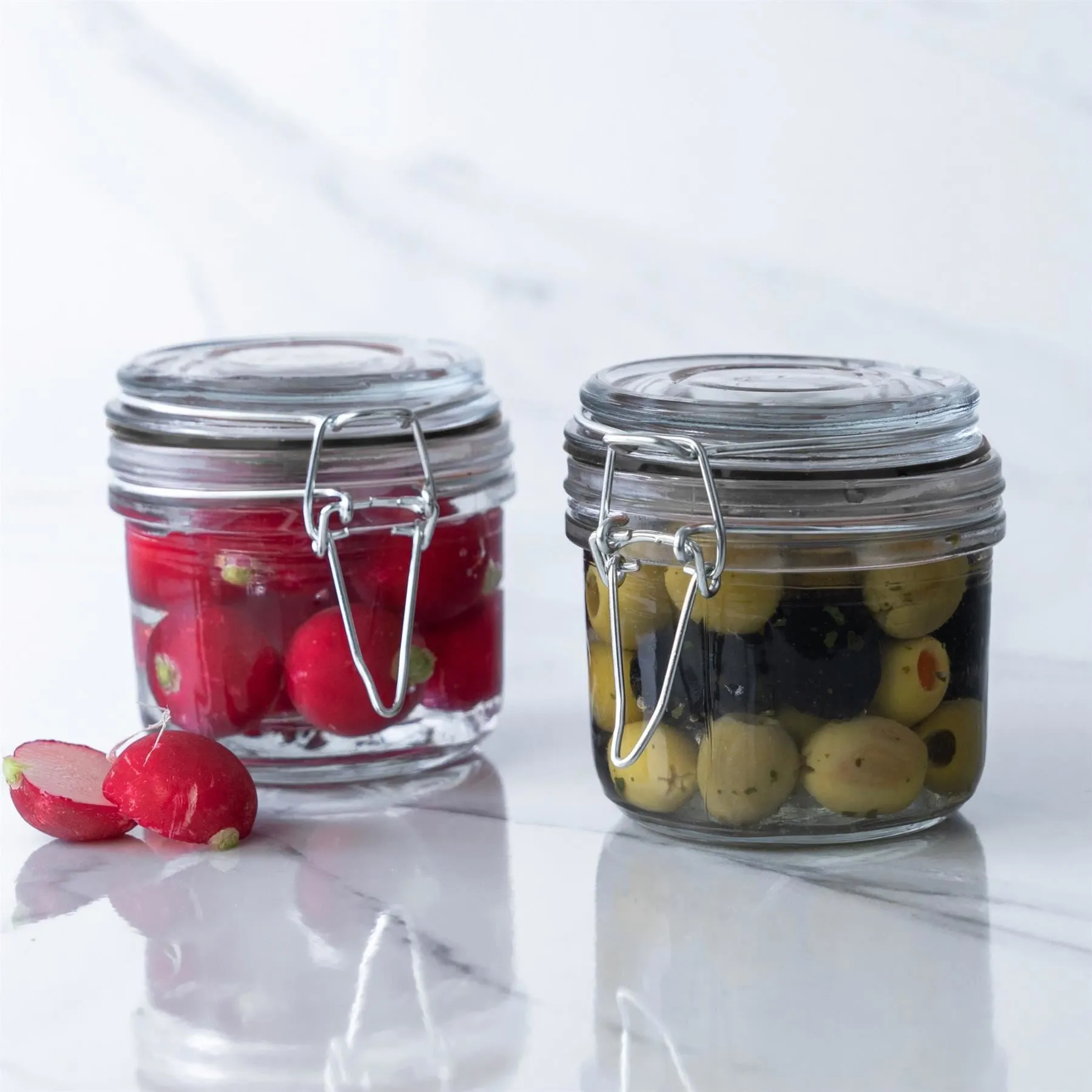 200ml Classic Glass Storage Jars - Pack of 3 - By Argon Tableware