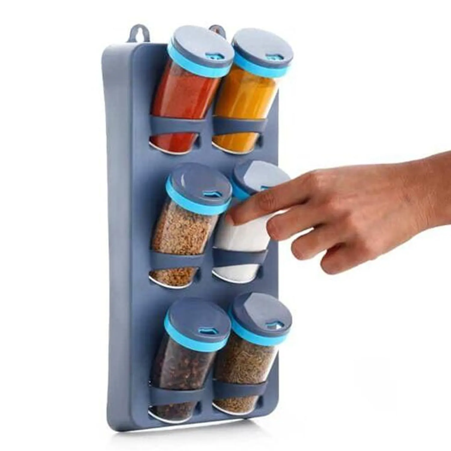 2574 Space Saver Spice Rack  6 Piece Spice Set  (Plastic)