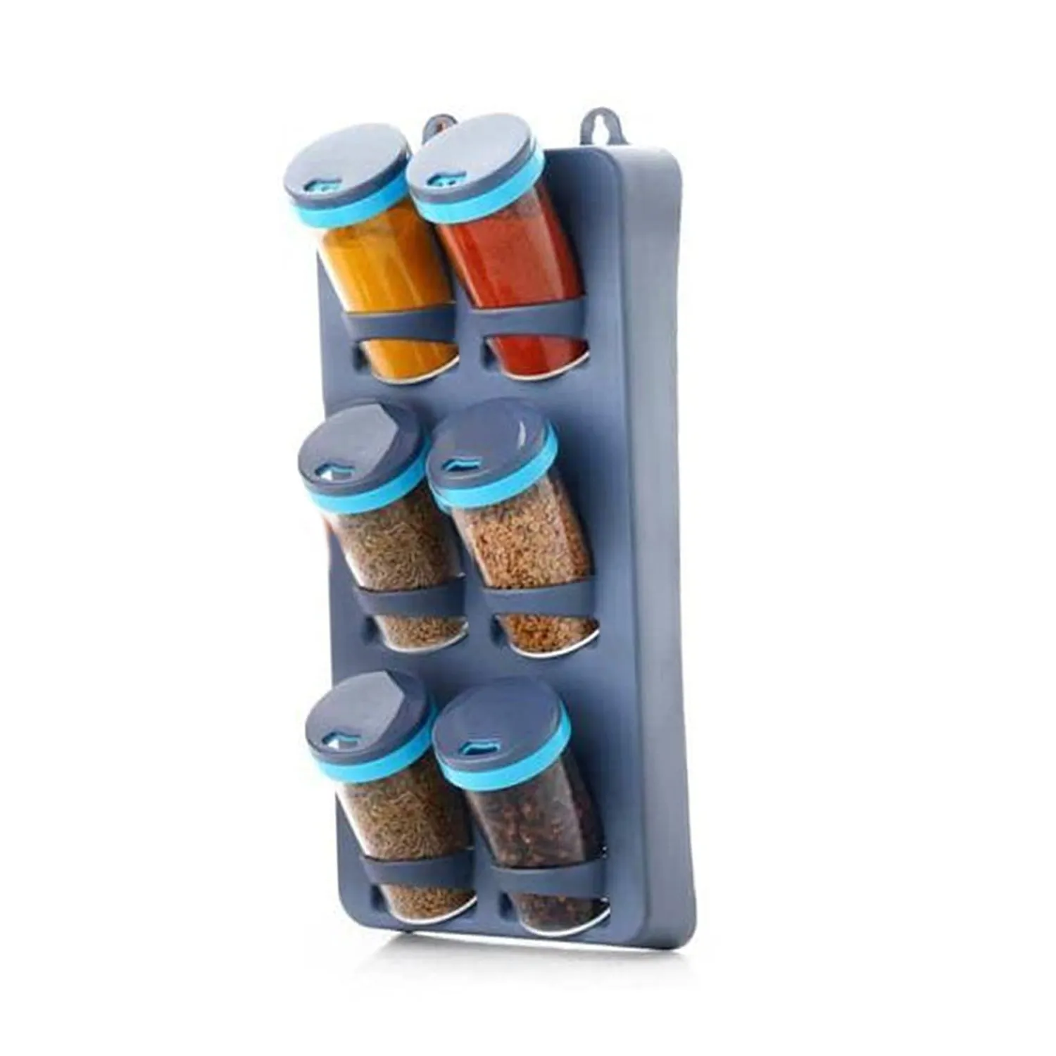 2574 Space Saver Spice Rack  6 Piece Spice Set  (Plastic)