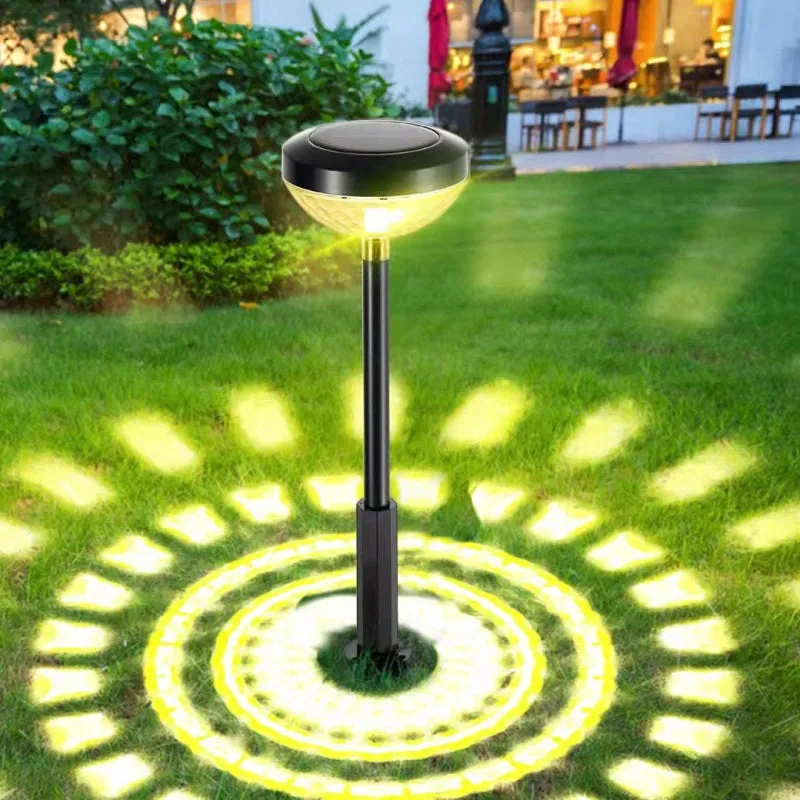 4 Pack Solar Garden Waterproof Water Droplets Projection Light