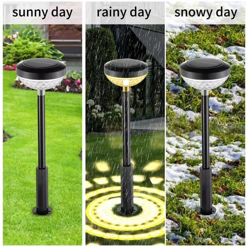 4 Pack Solar Garden Waterproof Water Droplets Projection Light