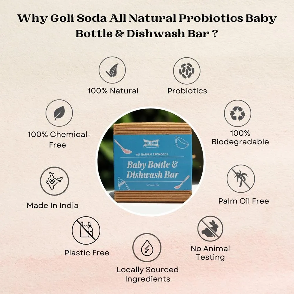 All Natural Probiotics Baby Bottle & Dishwash Bar