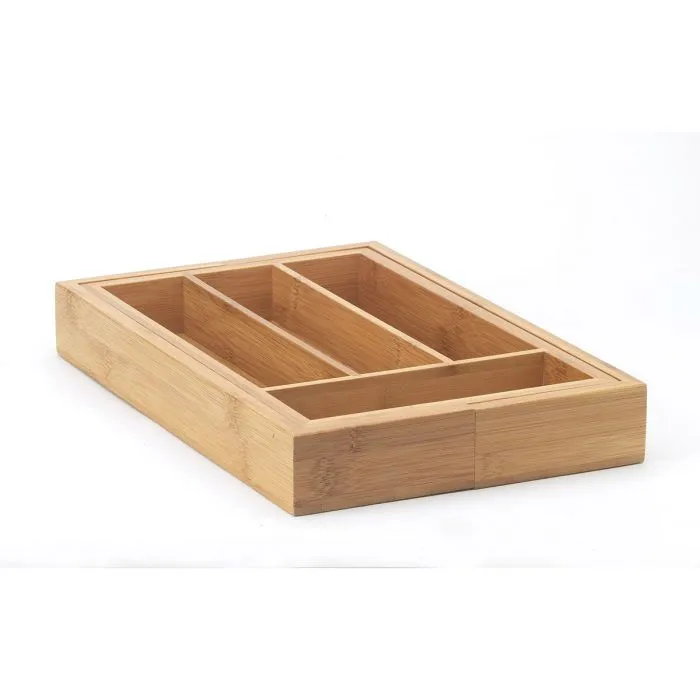 Bamboo Silverware Tray