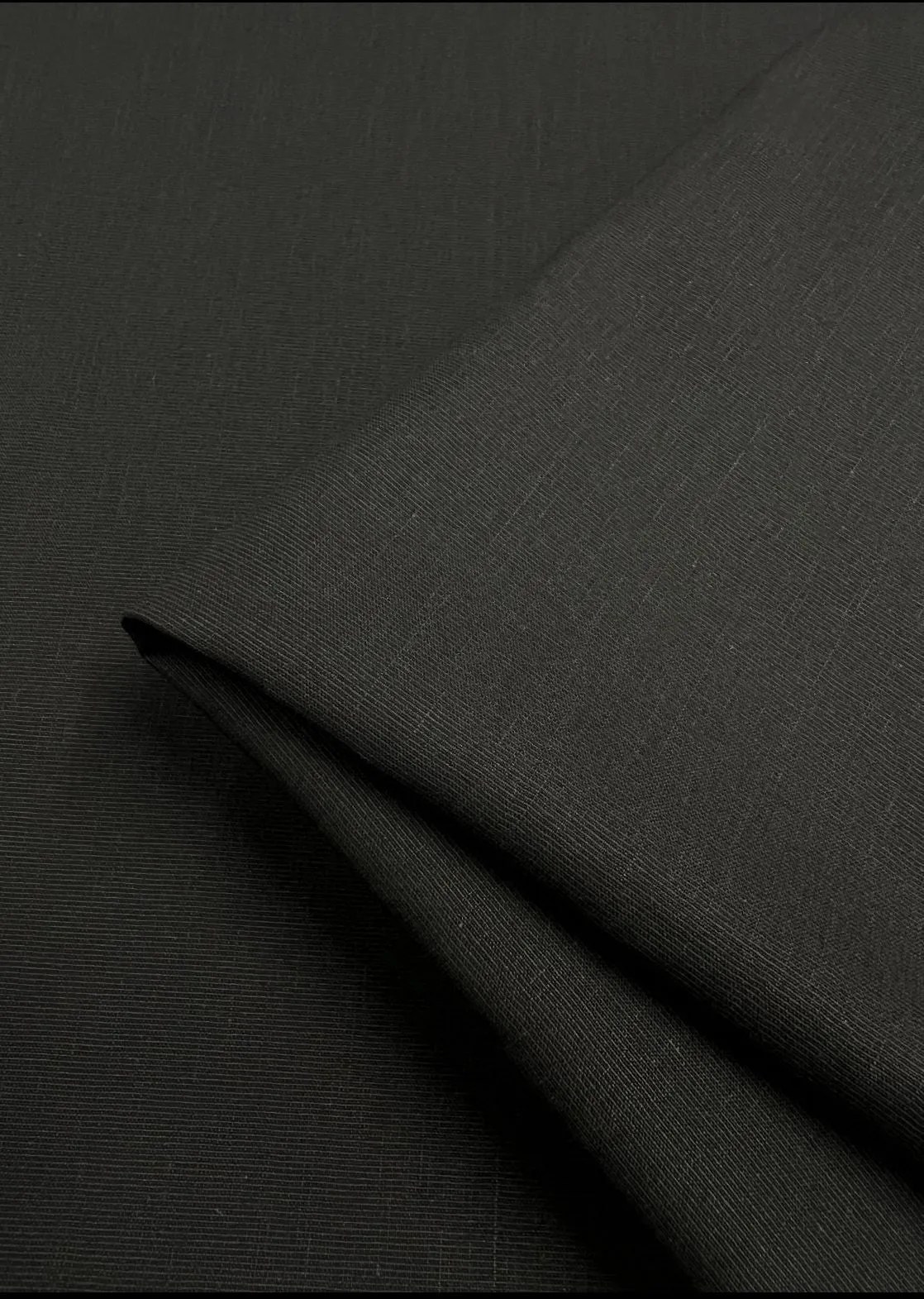 Blended Viscose Suiting - Black - 150cm