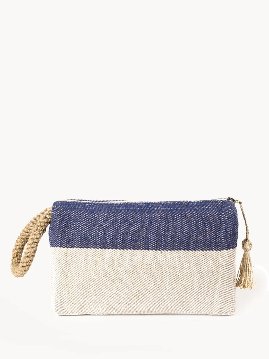 Block A Clutch - Blue