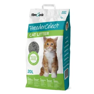 Breeder Celect Recycled Paper Non-Clumping Cat Litter 20Ltr