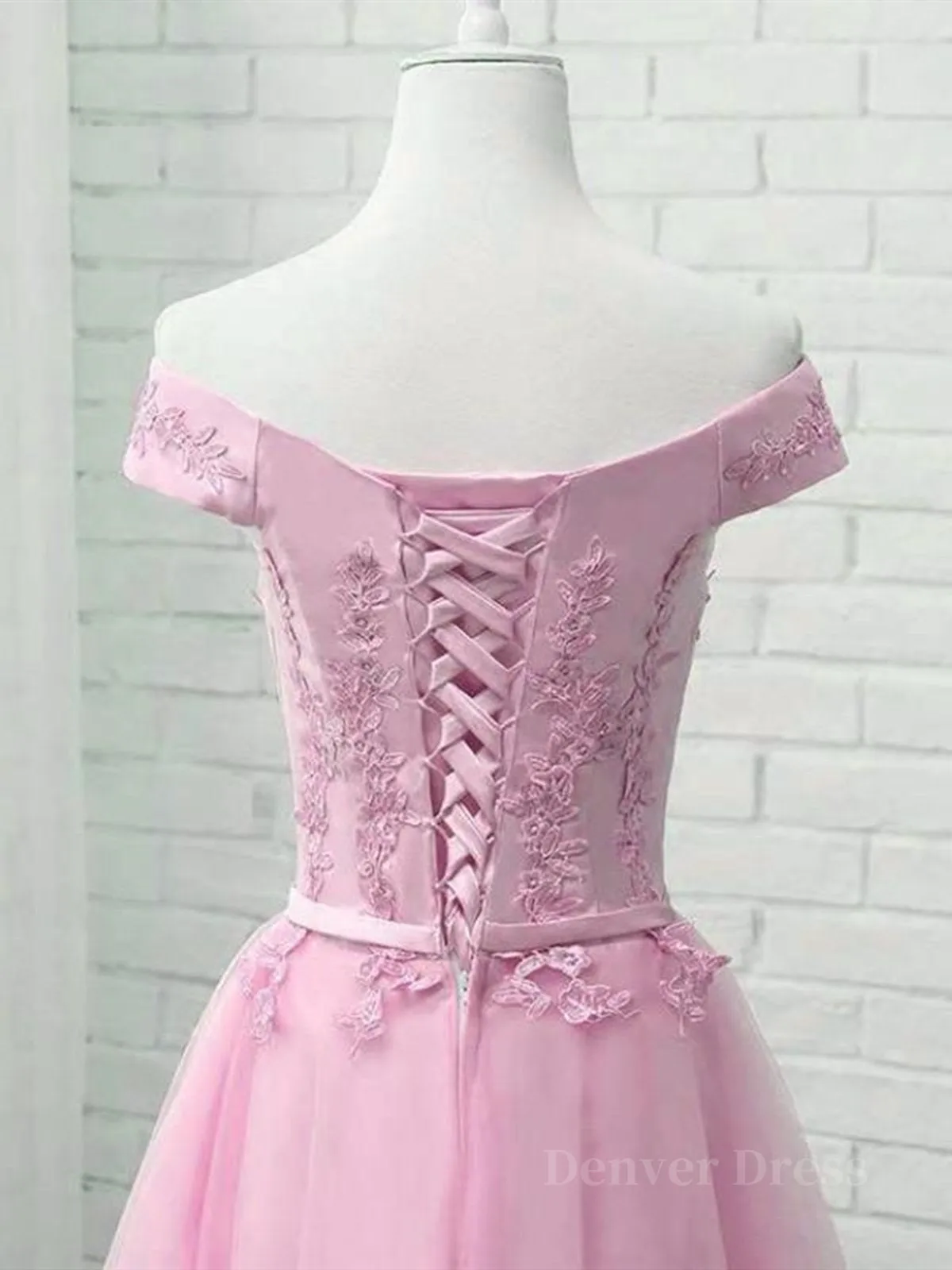 Cap Sleeves Short Pink Lace Prom Dresses Short Pink Lace Formal Bridesmaid Dresses