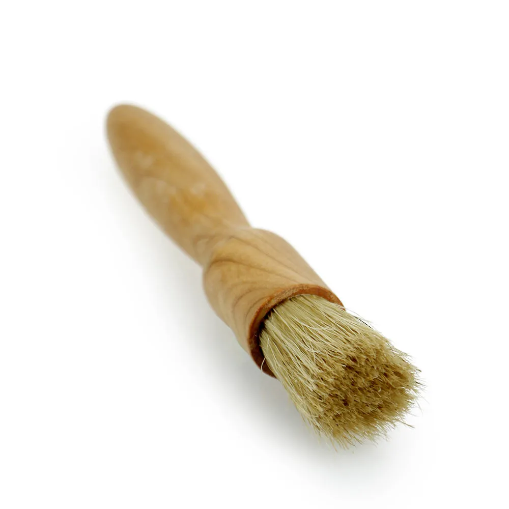 Cherry Wood Round Pastry Brush