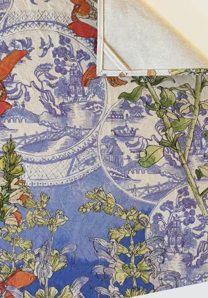 Delft Hemp Tea Towel