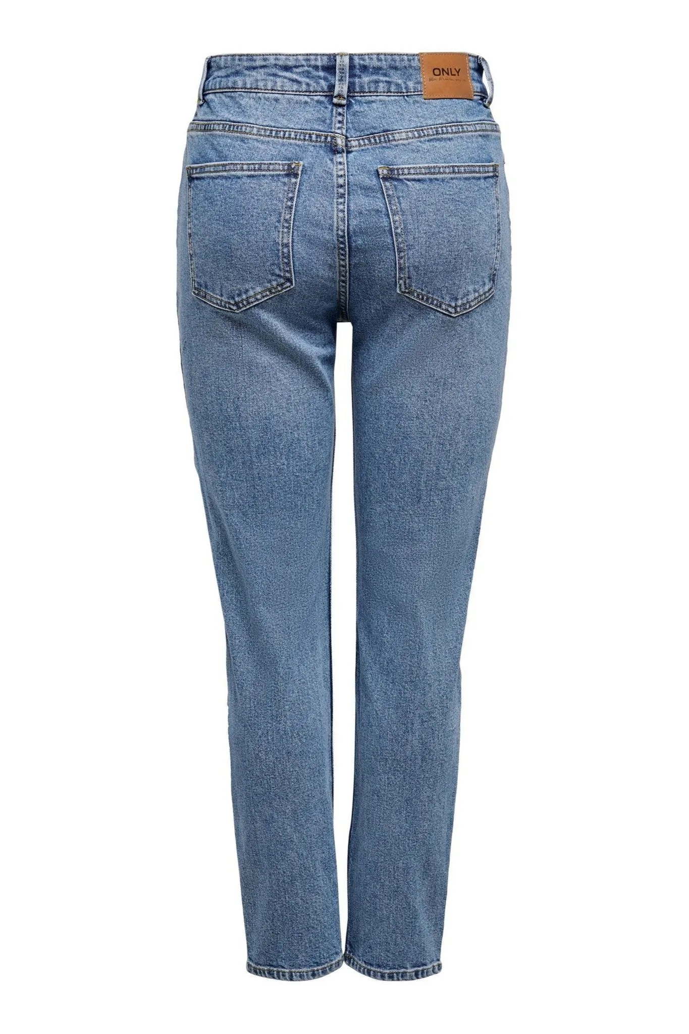 Emily High Waist Jeans - Medium Blue