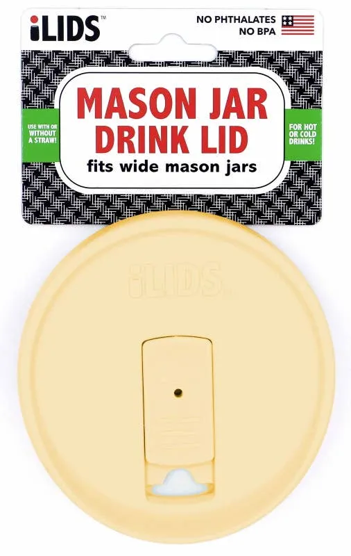 Fenigo Inc - ILid Mason Jar Drink Lid - Wide and Regular Mouth Options