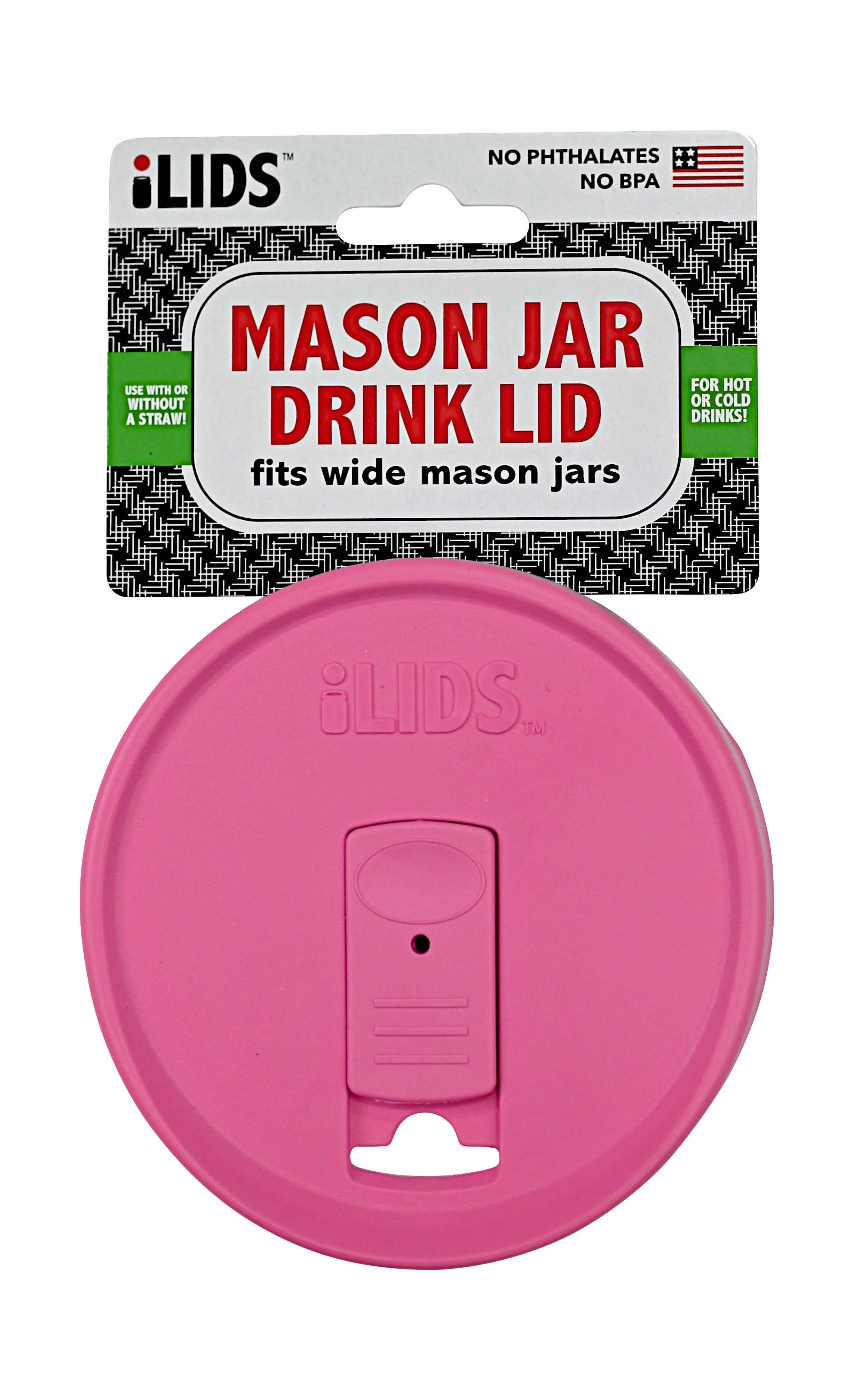 Fenigo Inc - ILid Mason Jar Drink Lid - Wide and Regular Mouth Options