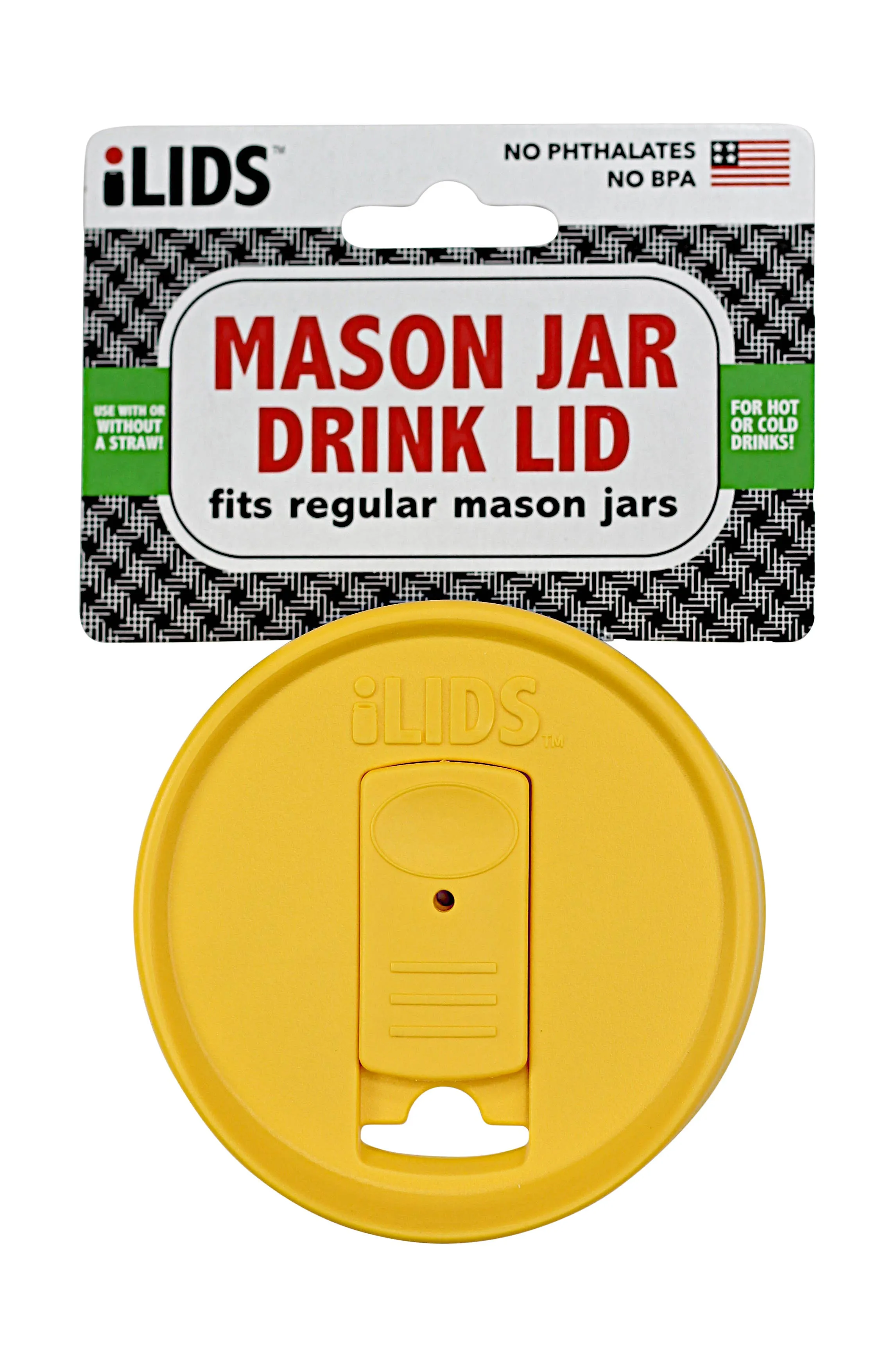 Fenigo Inc - ILid Mason Jar Drink Lid - Wide and Regular Mouth Options