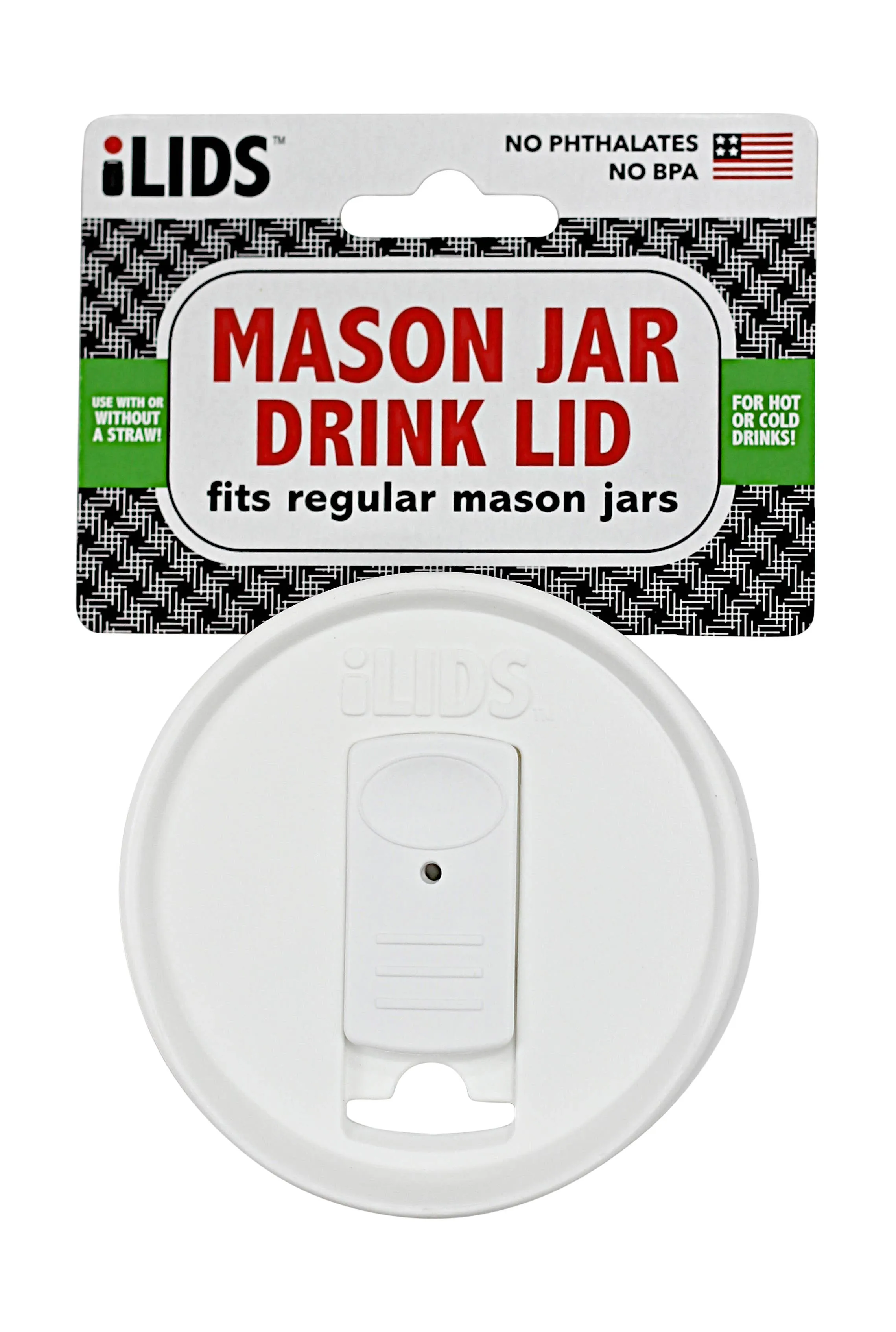 Fenigo Inc - ILid Mason Jar Drink Lid - Wide and Regular Mouth Options