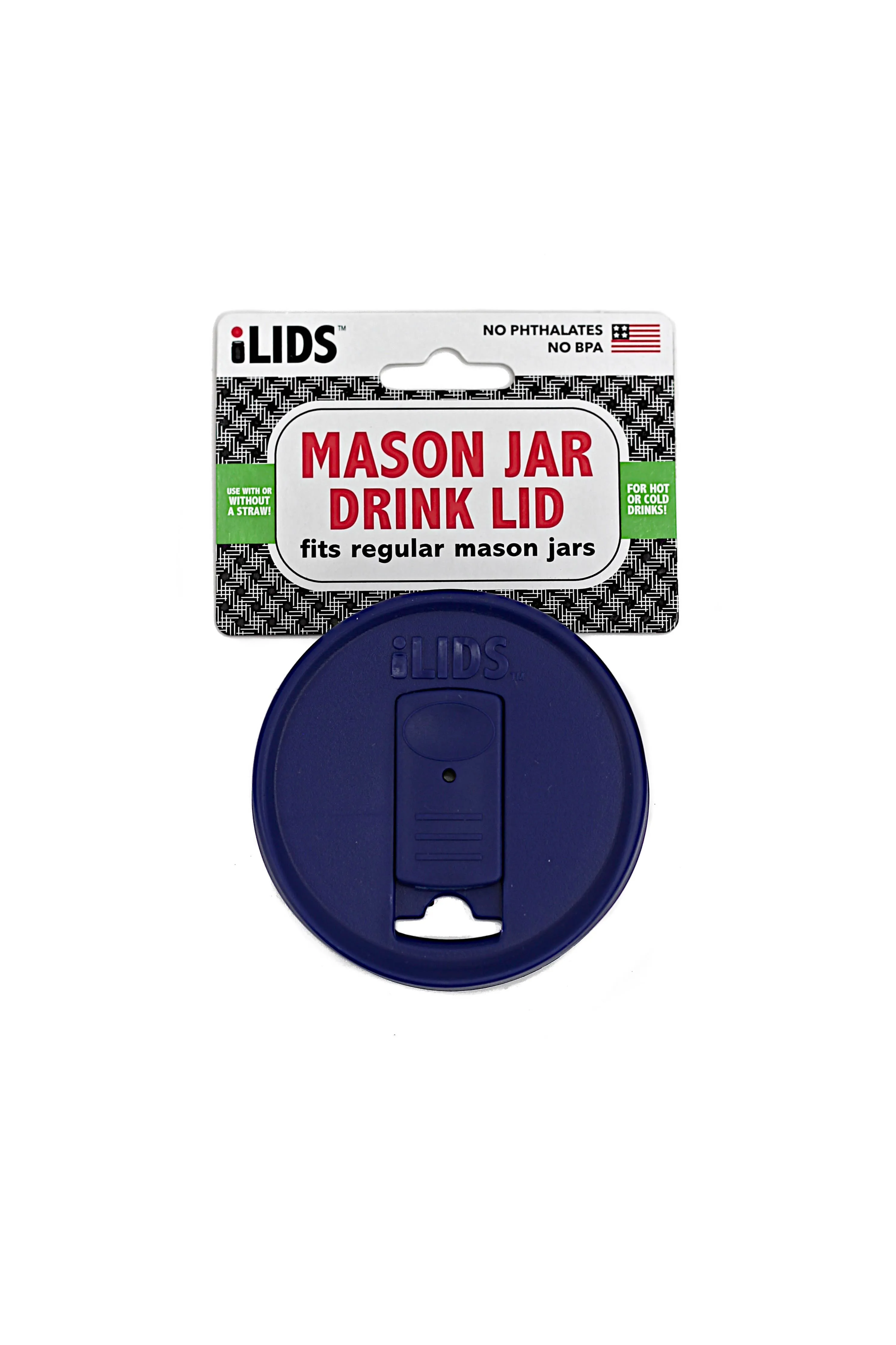 Fenigo Inc - ILid Mason Jar Drink Lid - Wide and Regular Mouth Options