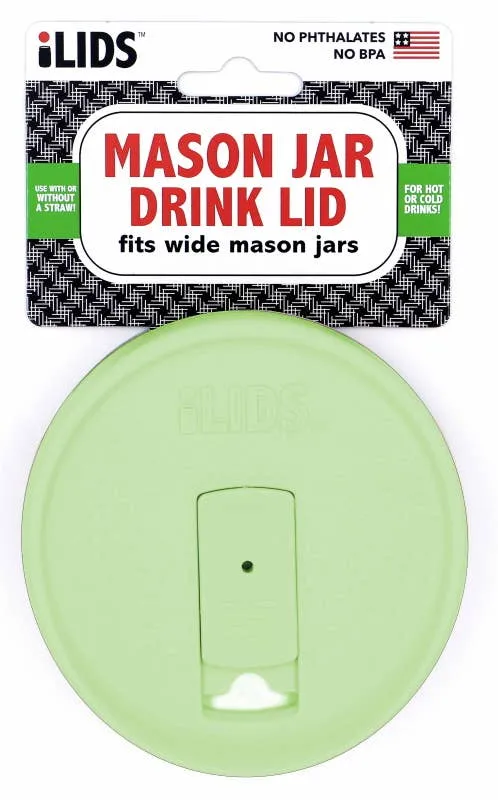 Fenigo Inc - ILid Mason Jar Drink Lid - Wide and Regular Mouth Options