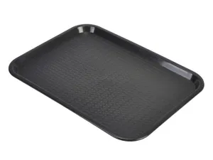 Genware CT1216-03 Fast Food Tray Black Medium