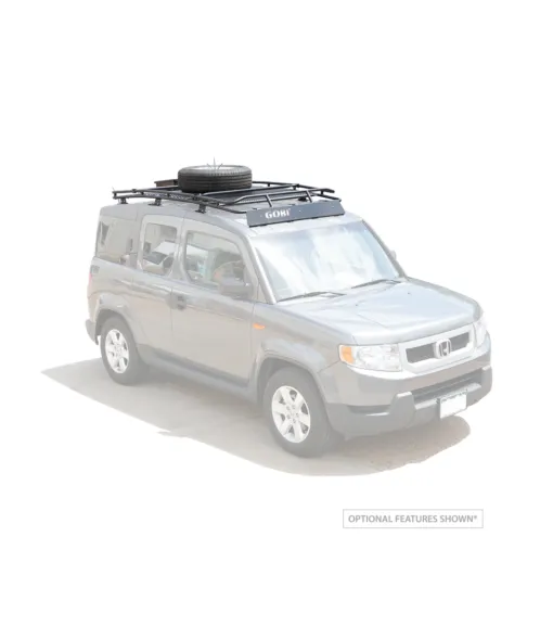 Gobi Stealth Rack W/O Sunroof and W/ Multi-Light Set Up for Honda Element