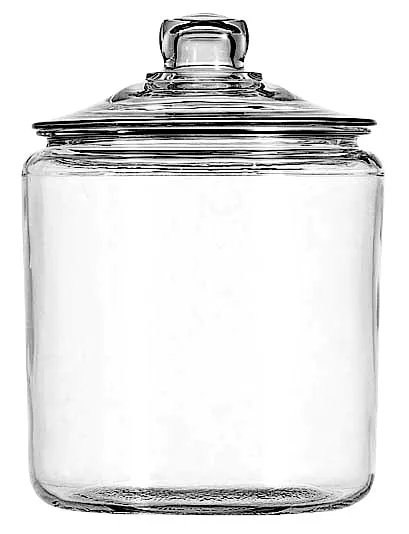 Jar with Glass Lid 1 Gal