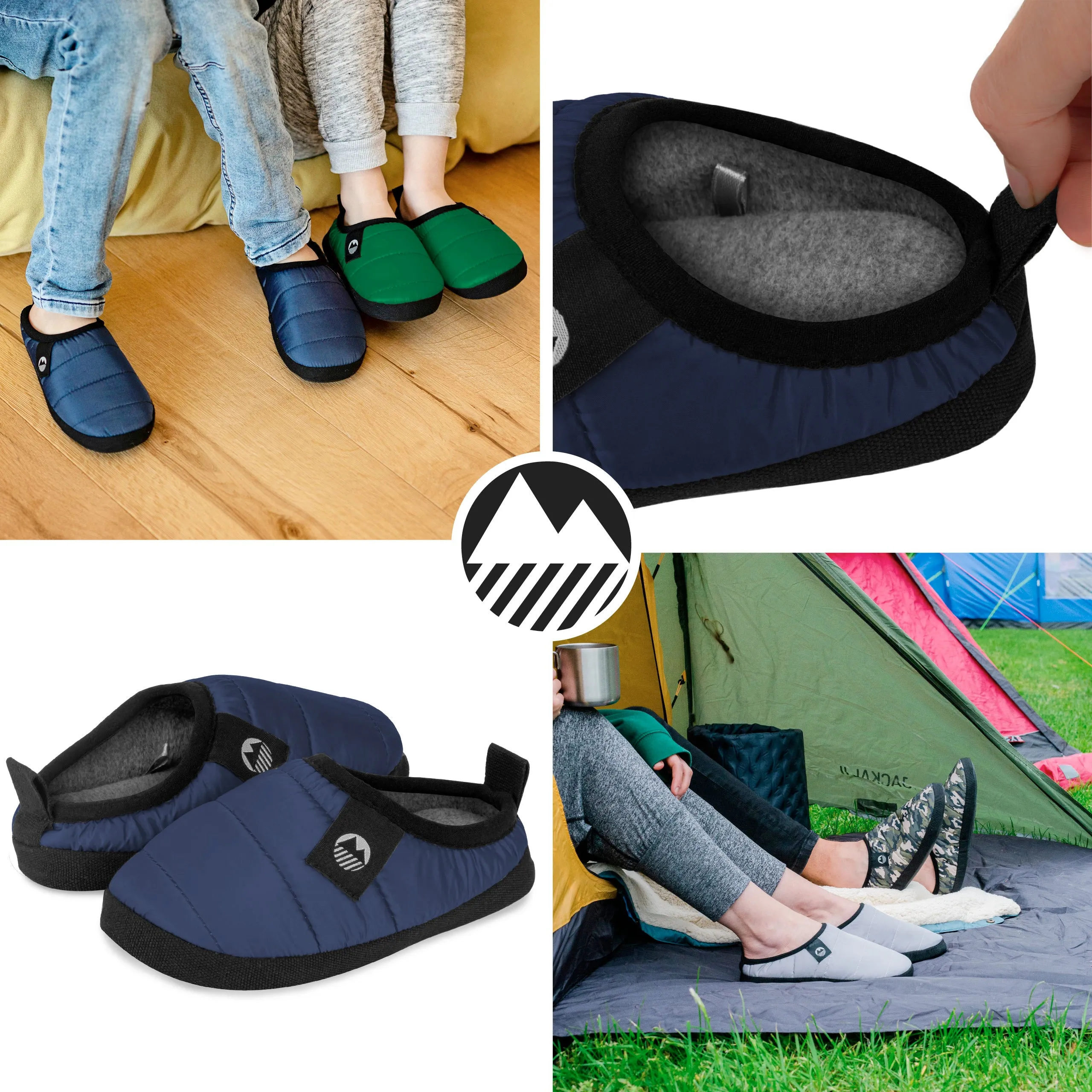 Kids' Wolfa Ultra Warm Tent Slippers