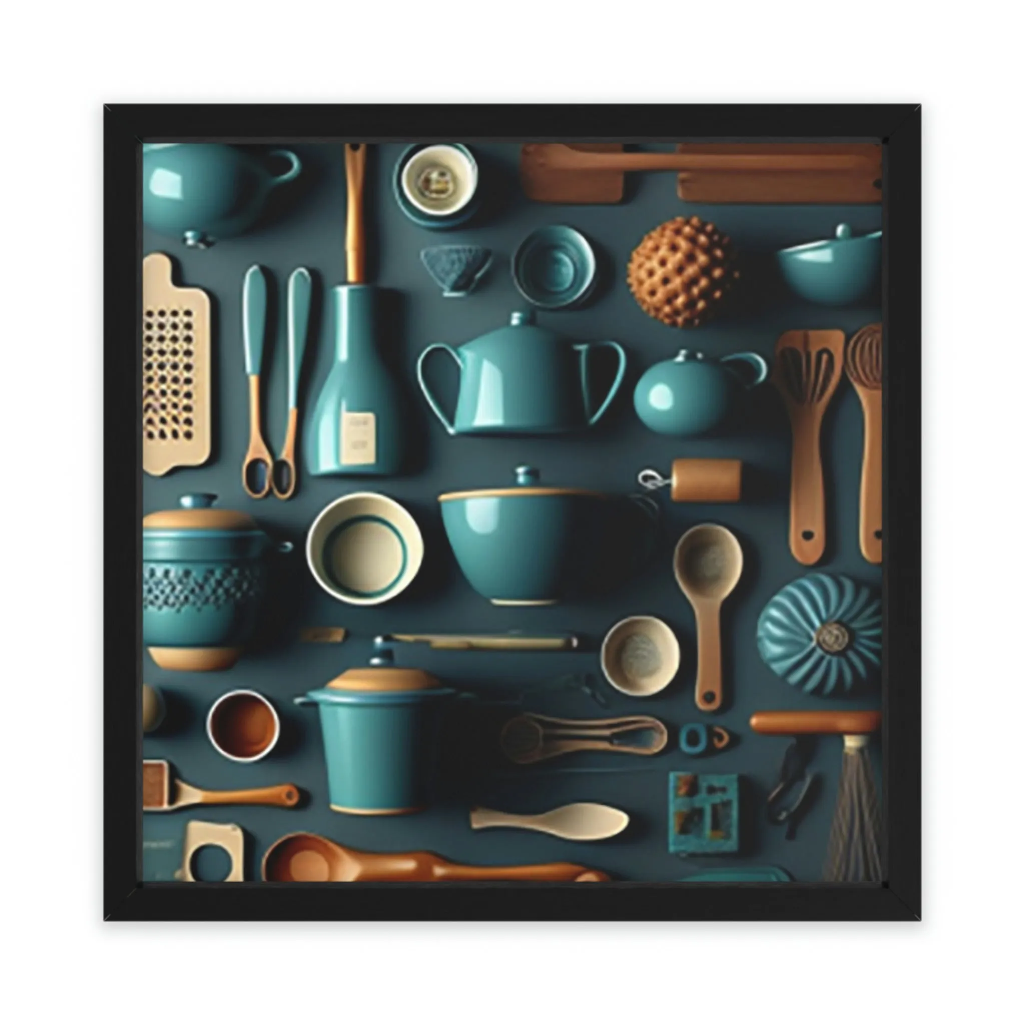 Kitchen Utensils Framed Poster