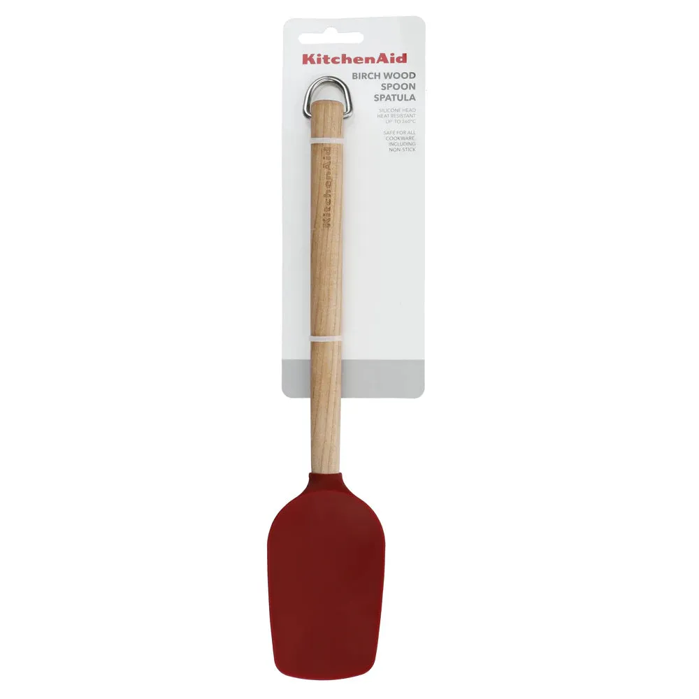 KitchenAid Birchwood Spoon Spatula with Silicone Head