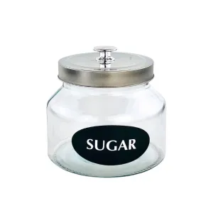 Kleeyo Sugar Glass Storage Jars 1.5L