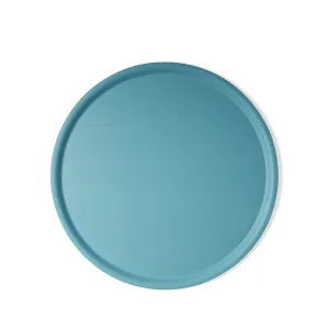 Large Round Tray in Foggy Blue