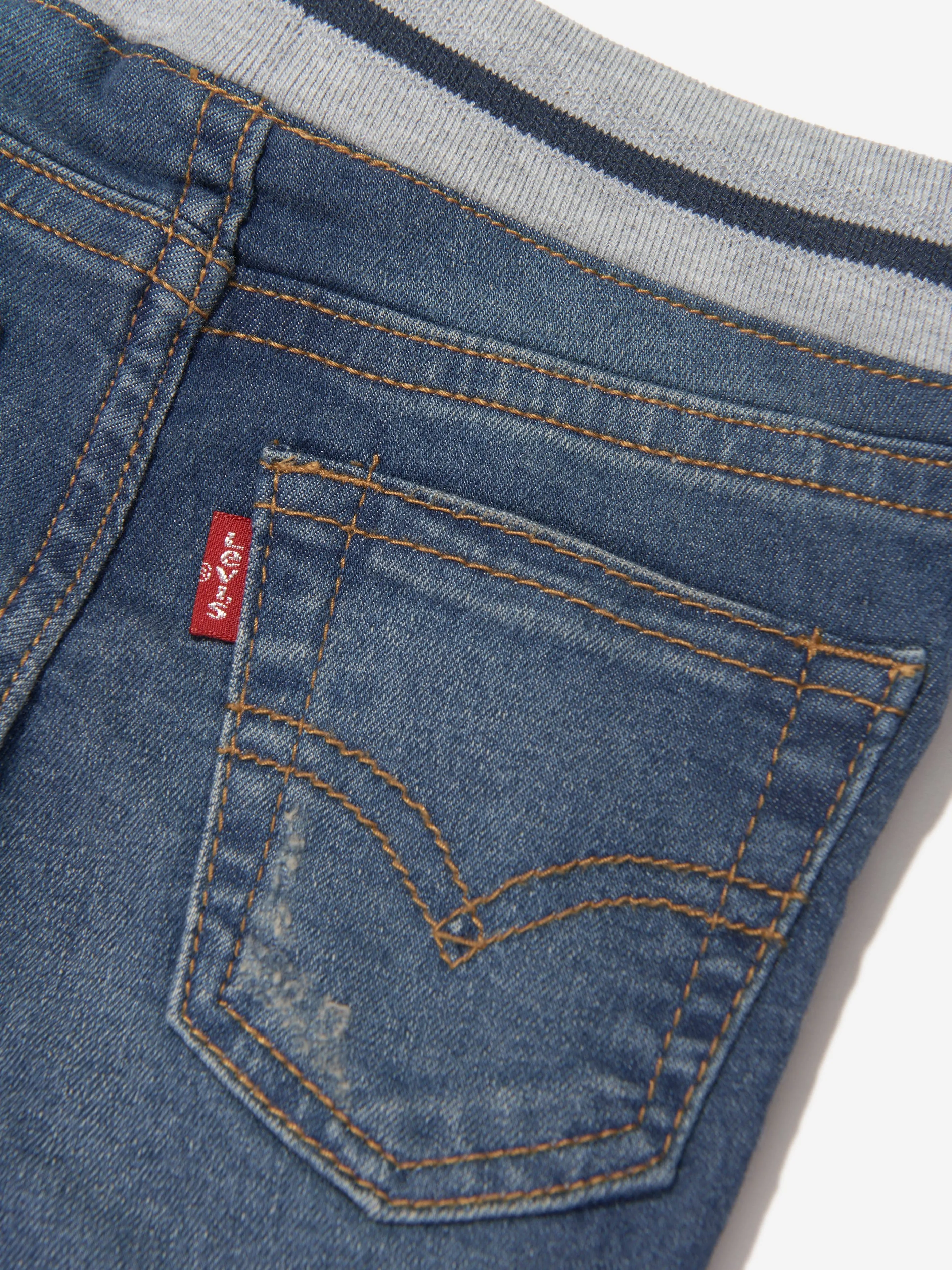 Levi's Baby Boys Pull On Skinny Jeans in Blue