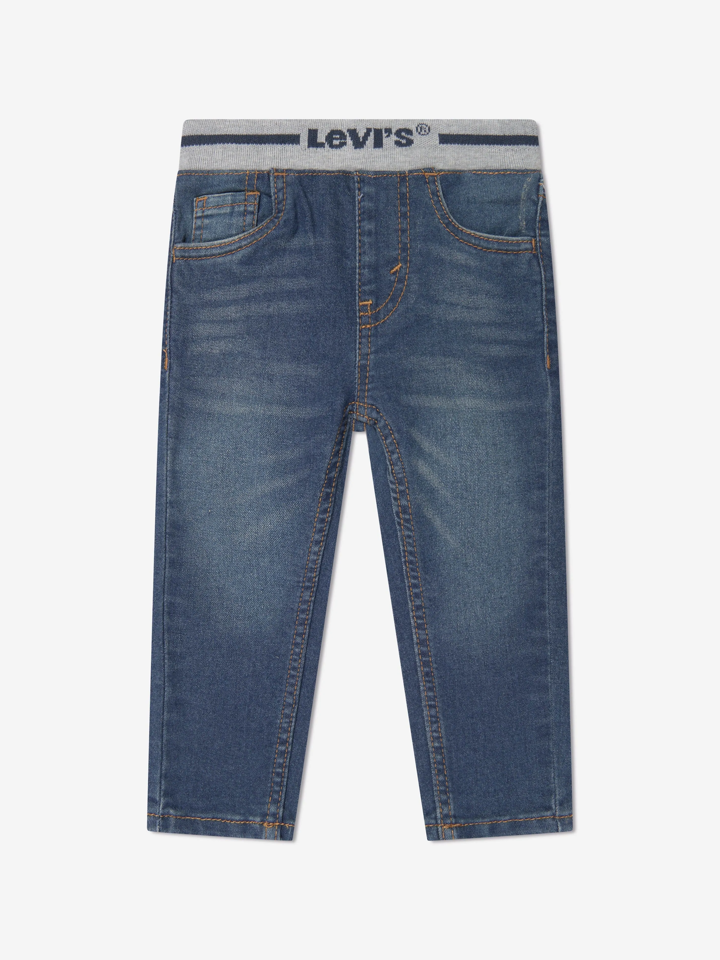 Levi's Baby Boys Pull On Skinny Jeans in Blue