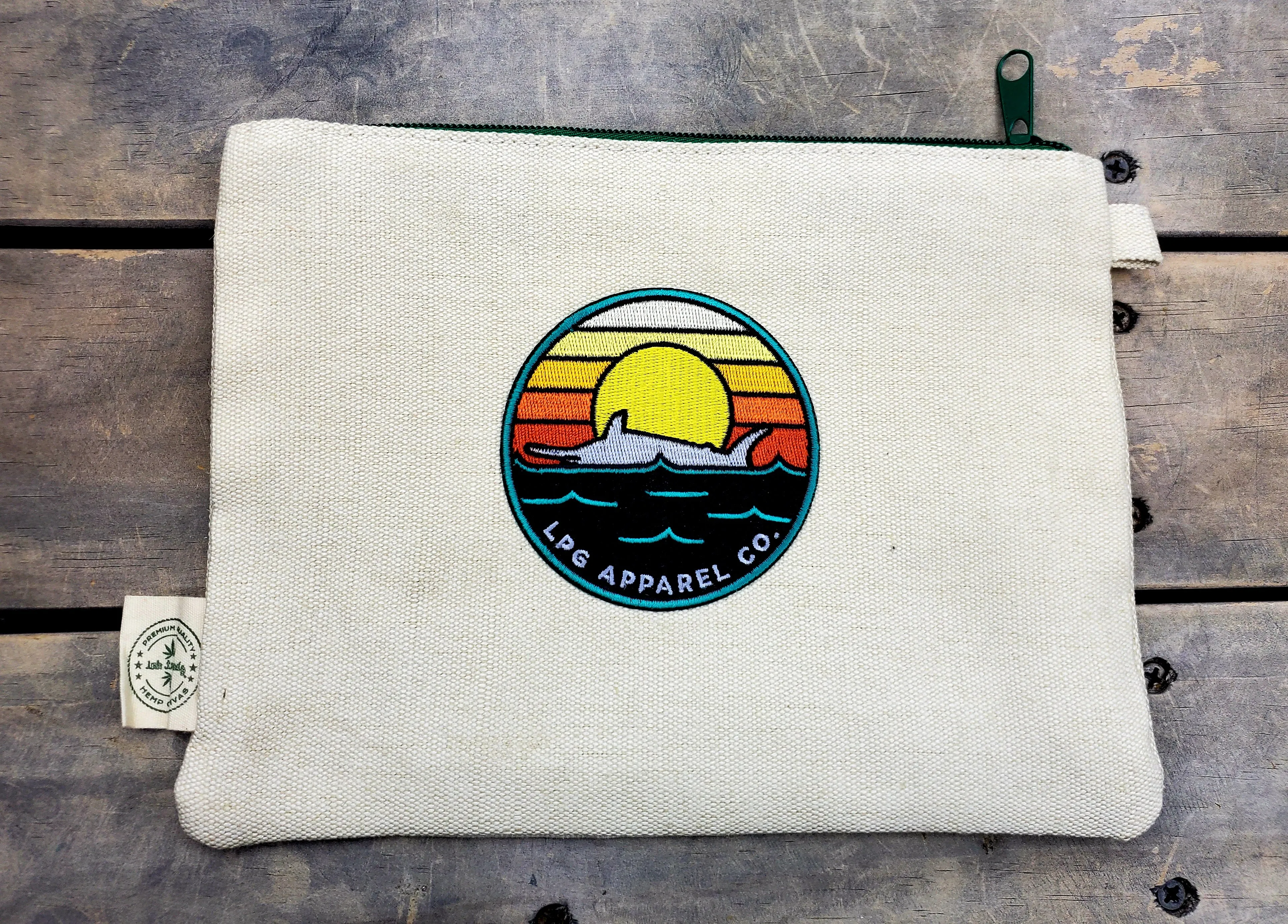 LPG Apparel Co. Retro Marlin Round Logo 3.25" Iron-on Fishing Patch