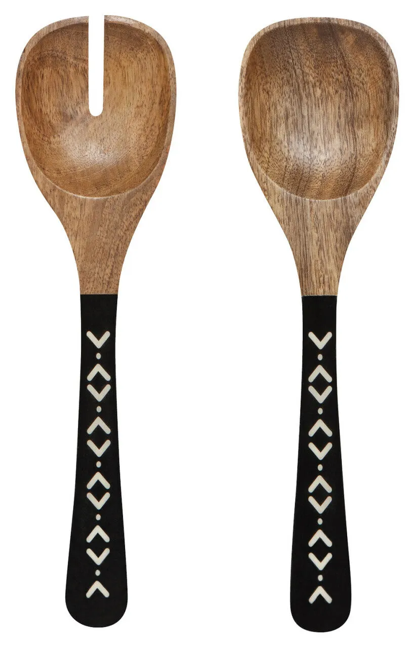 Mango Wood Salad Servers