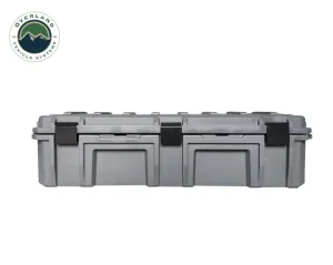 Overland Vehicle Systems D.B.S.  - Dark Grey 117 QT Dry Box with Wheels, Drain, and Bottle Opener | Universal