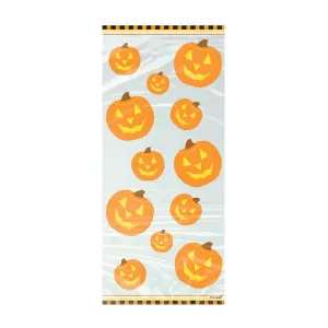 Pumpkin Glow Cello Bags - 20 Pkt