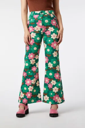 Renee Floral Flare Jean