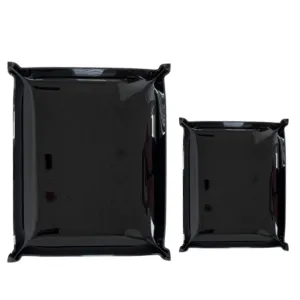 Set of 2 Acrylic Valet Trays | Black