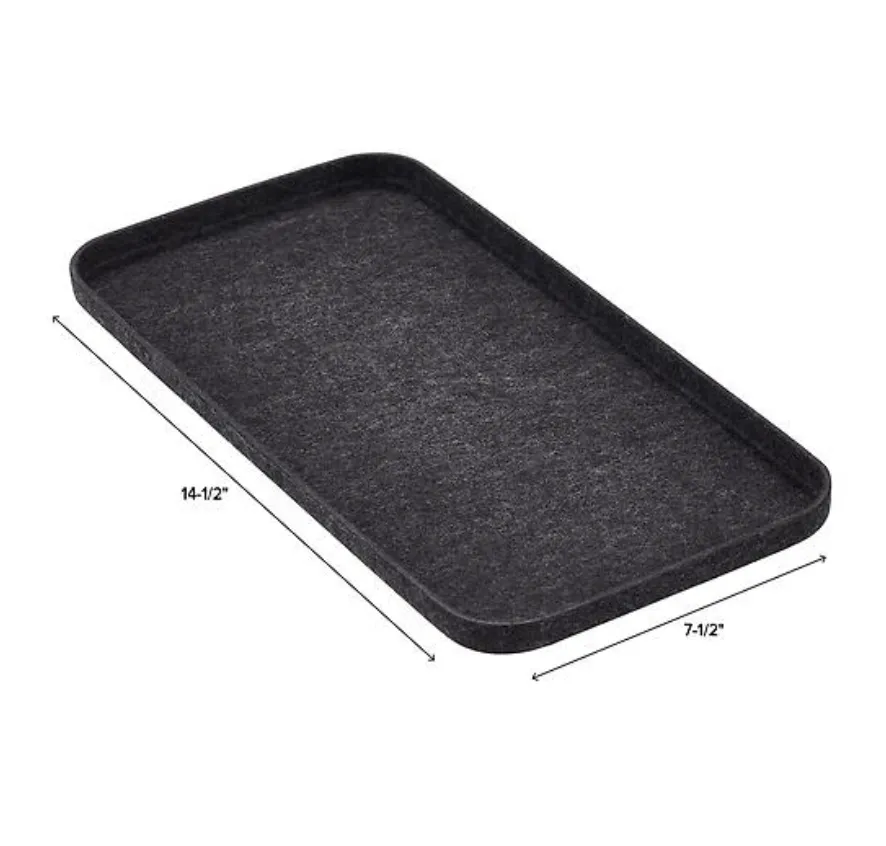 SortJoy Sculpted Long Bin Lid | Tray – Carbon