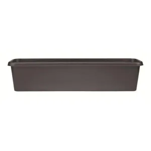 Stewarts 80cm Black Terrace Plastic Garden Trough