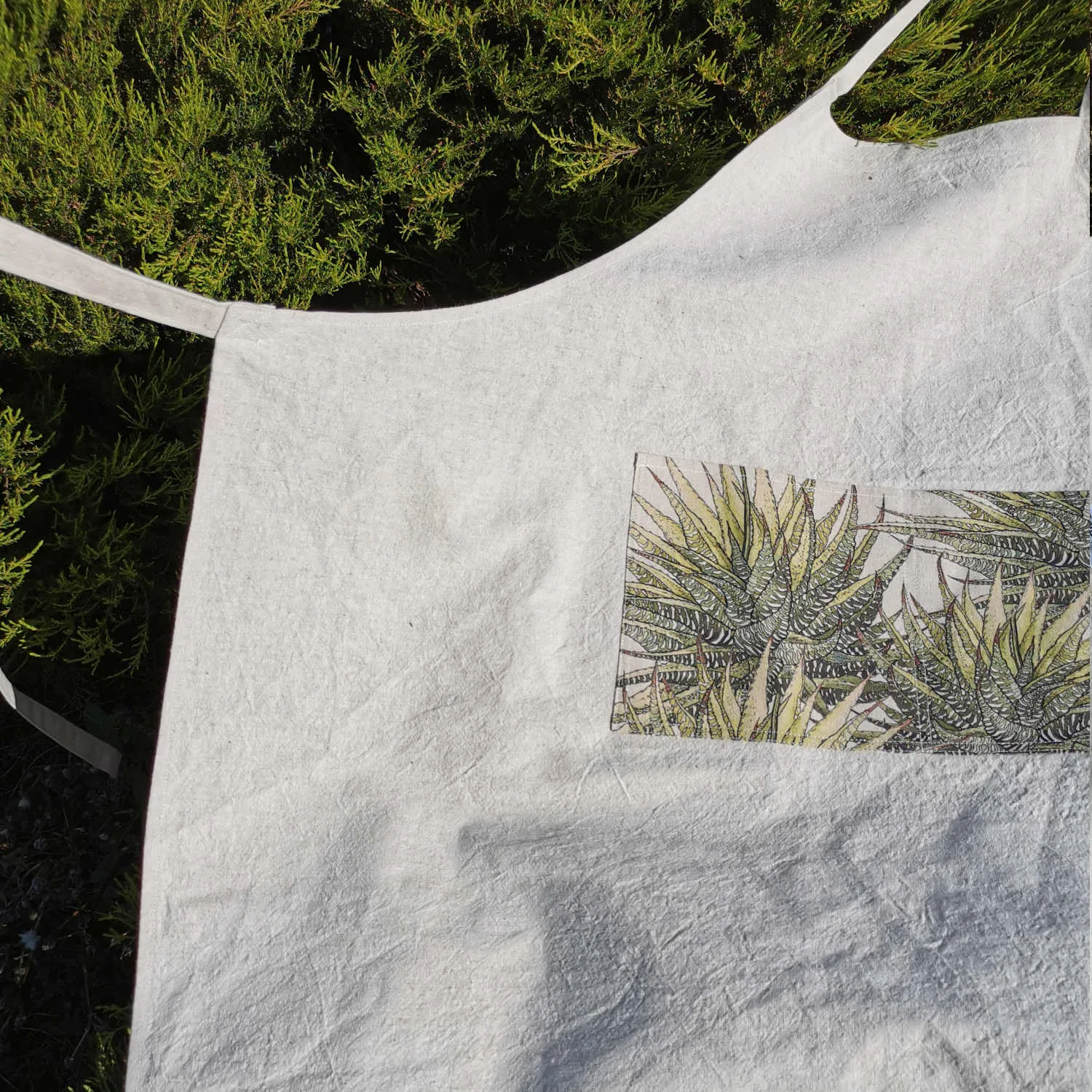 Succulent Hemp Apron