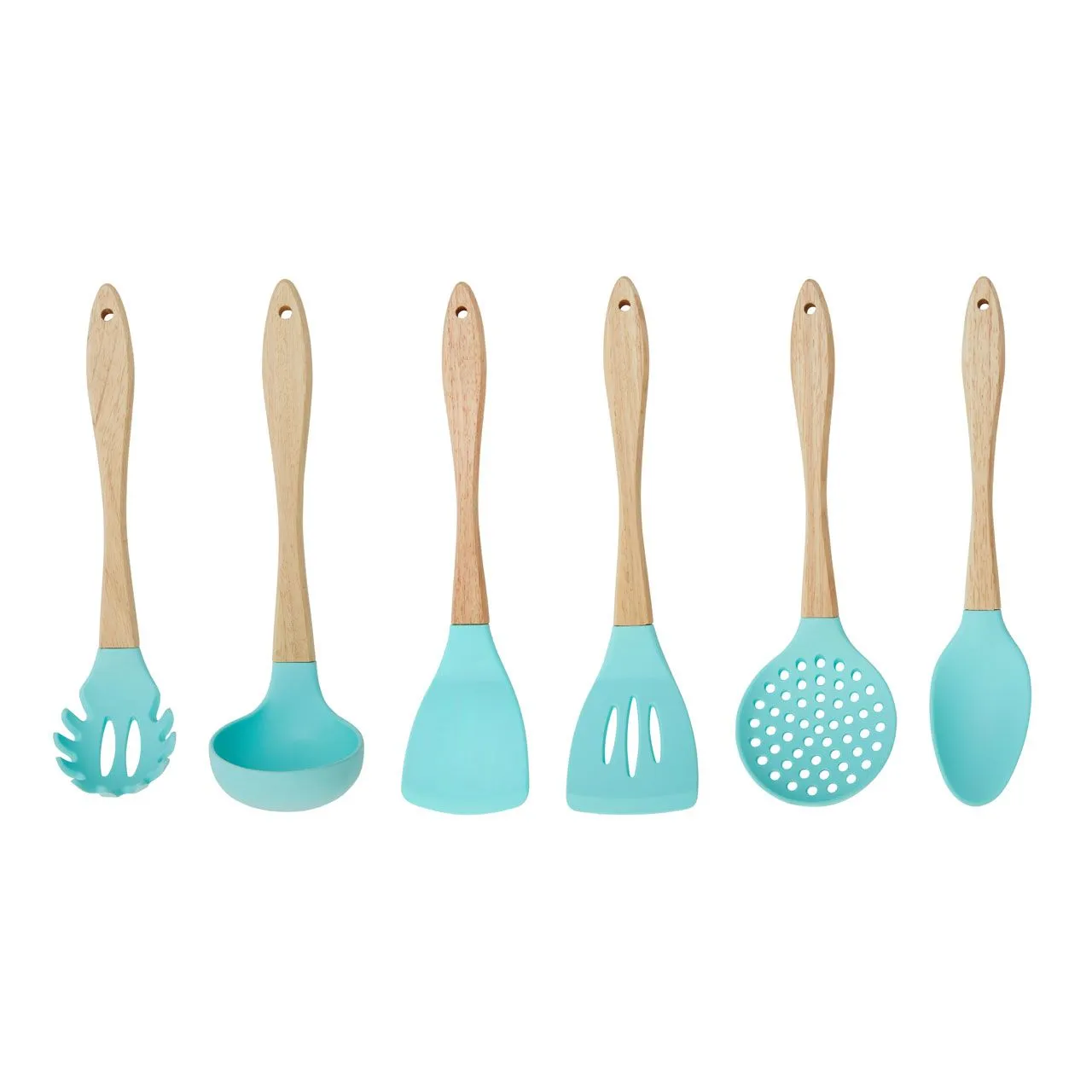 Sustainable Pastel Kitchen Utensils Set (7 Pc)