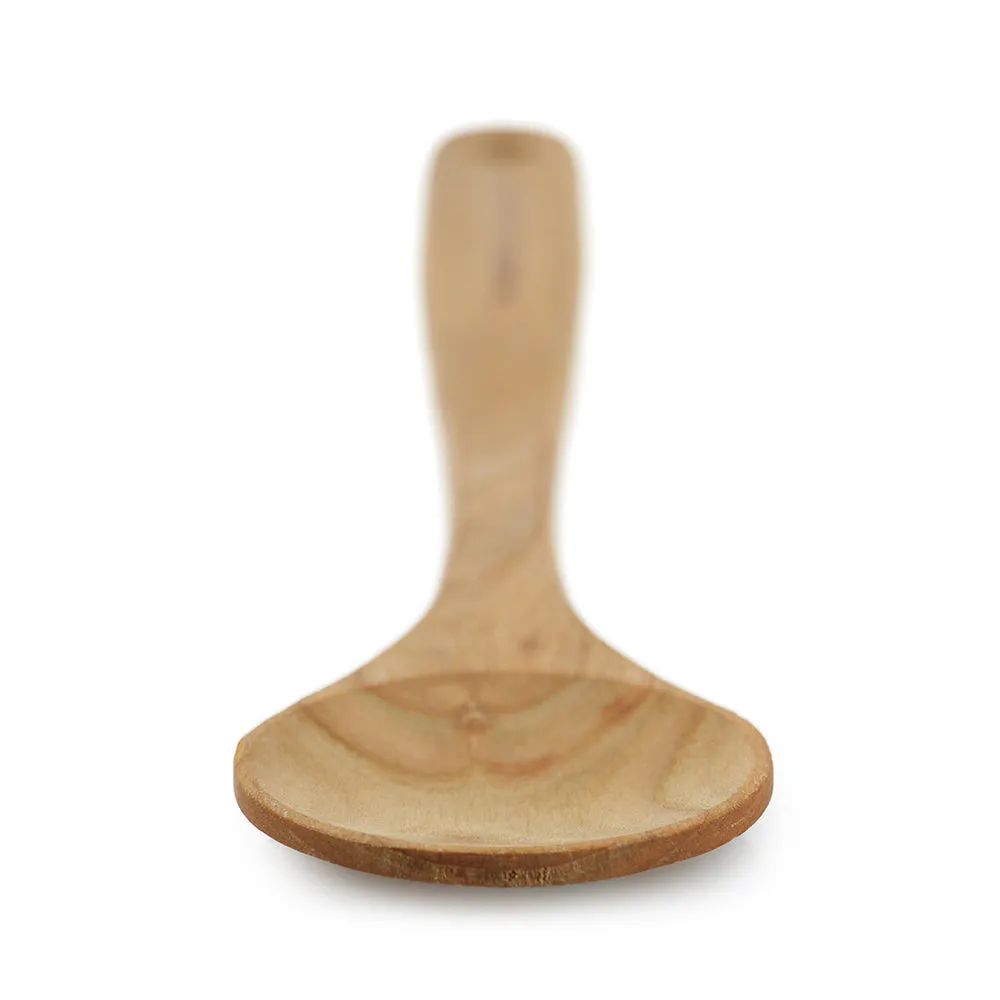 The Essential Ingredient Cherry Wood Round Spoon