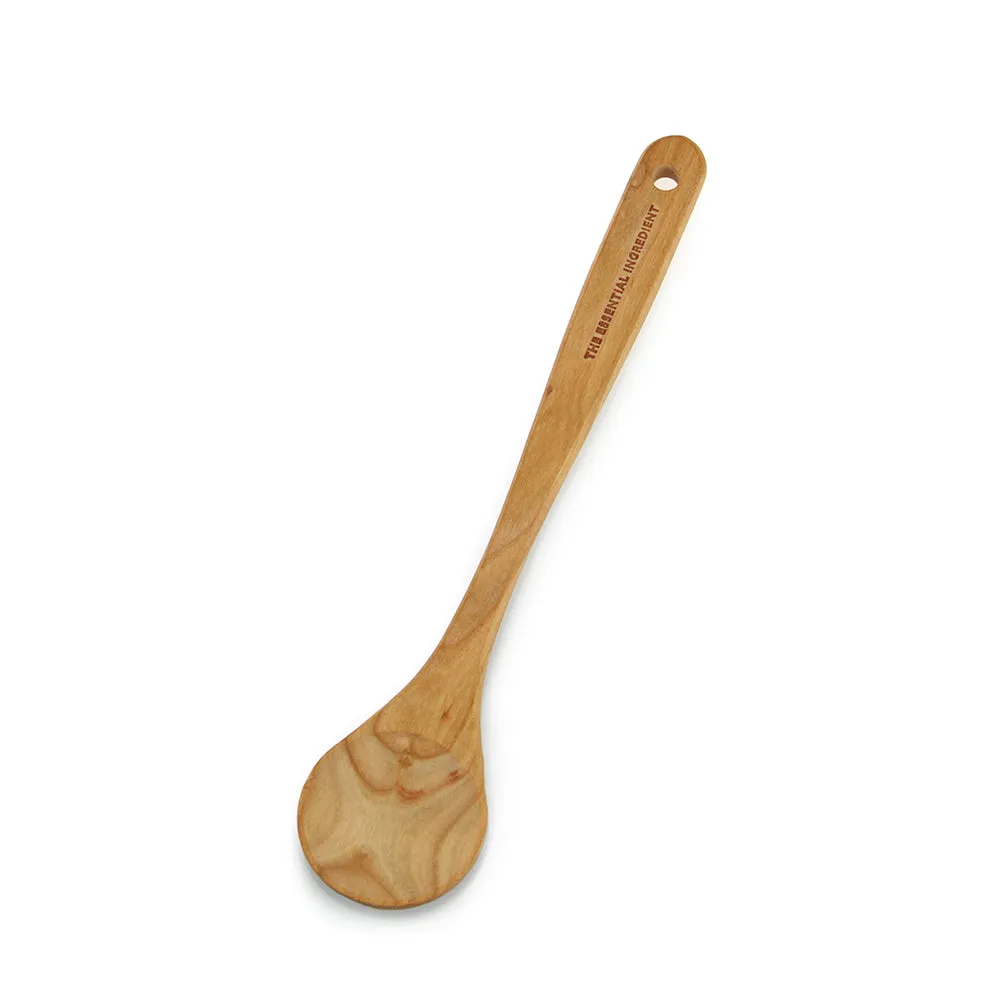 The Essential Ingredient Cherry Wood Round Spoon