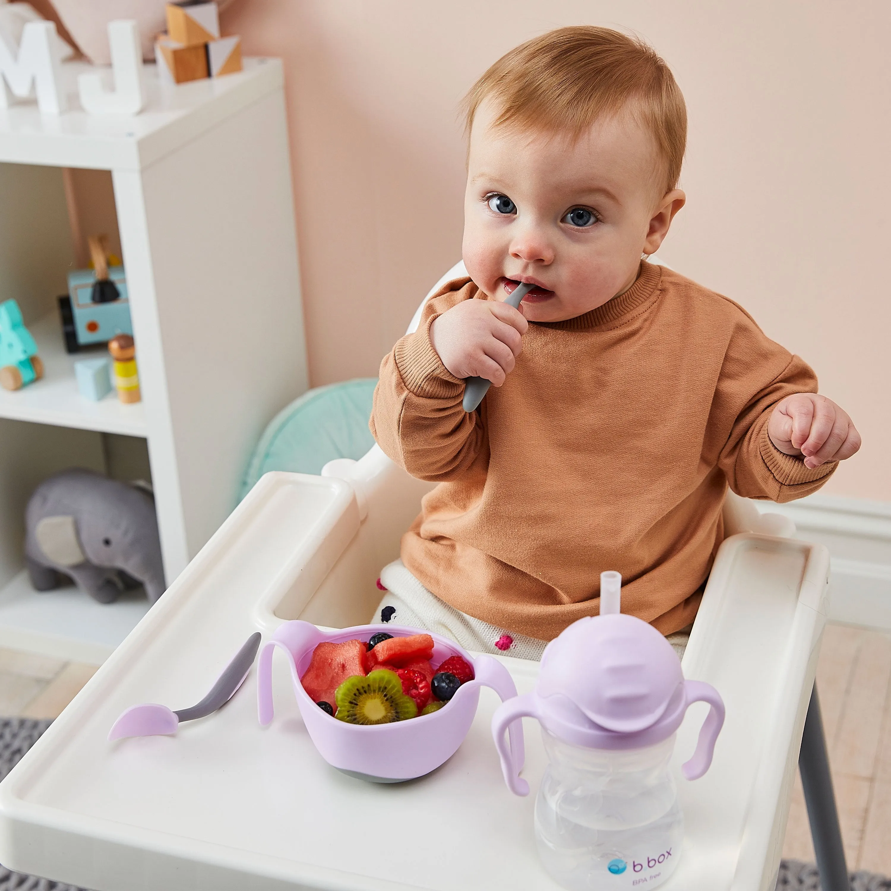 toddler cutlery set - boysenberry