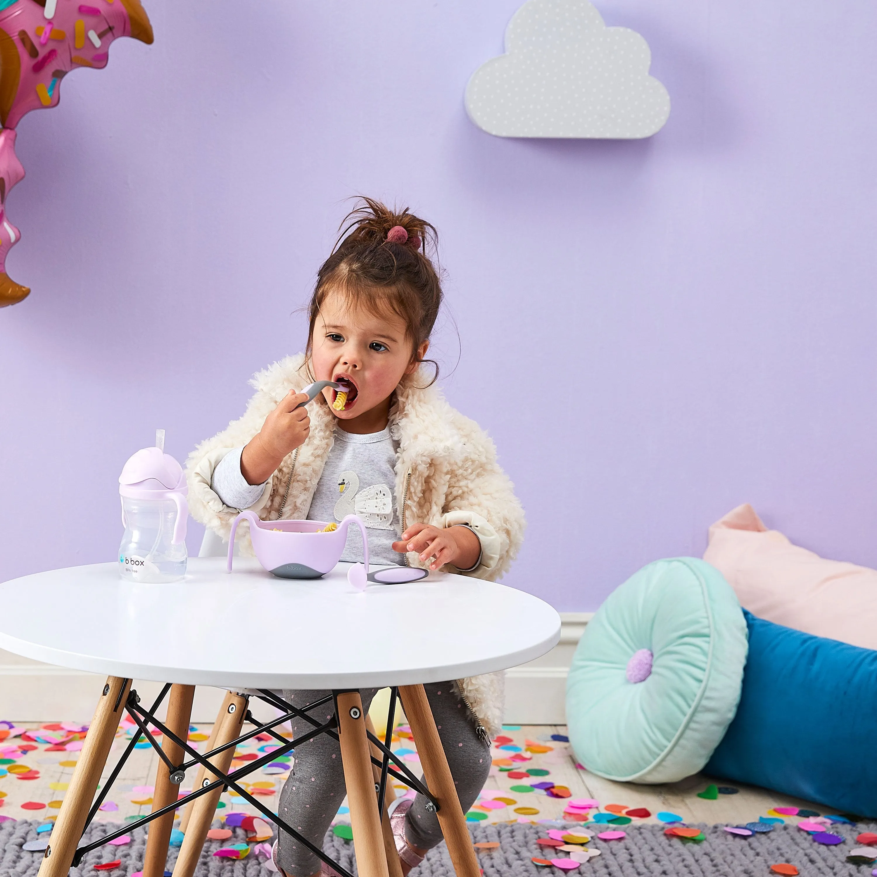 toddler cutlery set - boysenberry