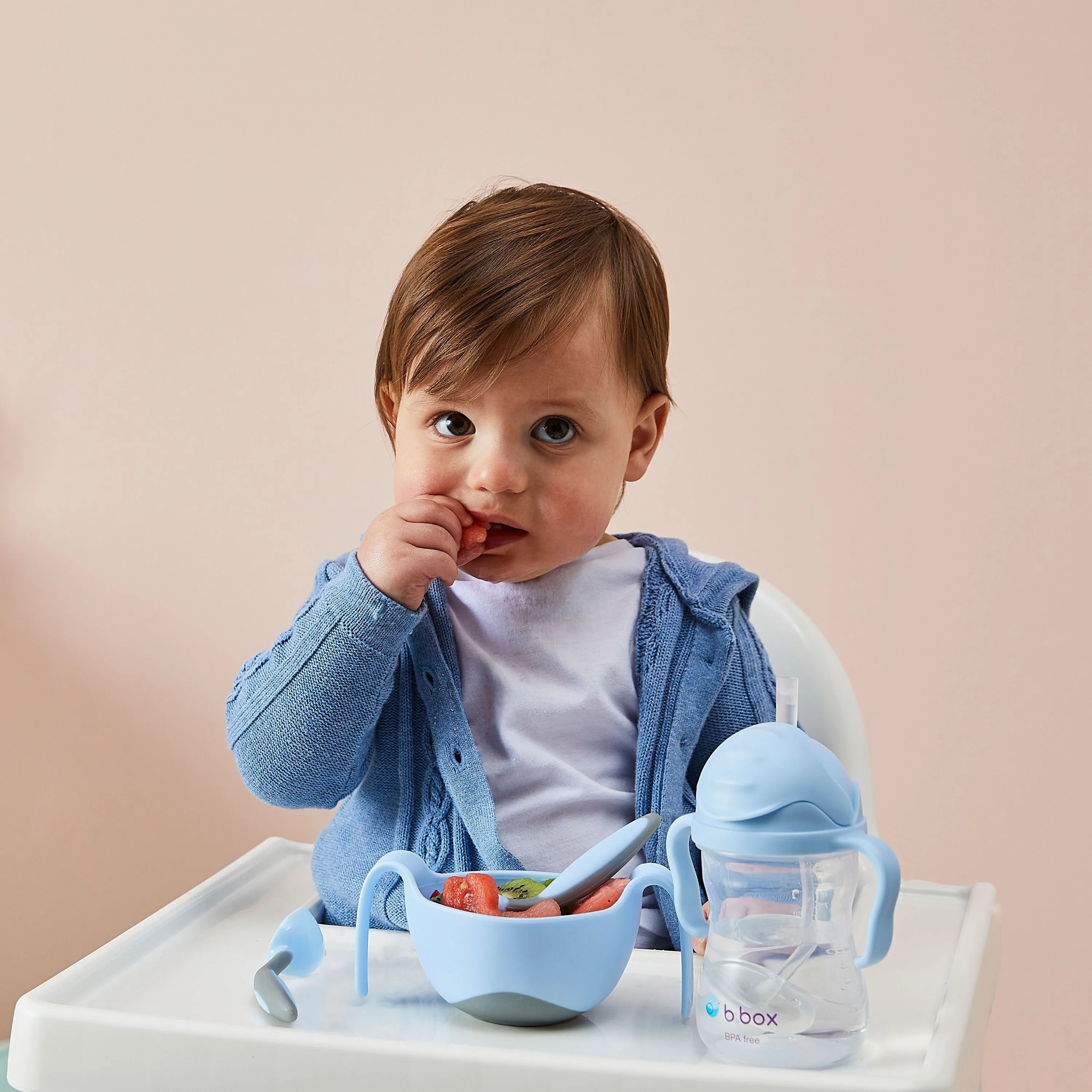 toddler cutlery set - bubblegum