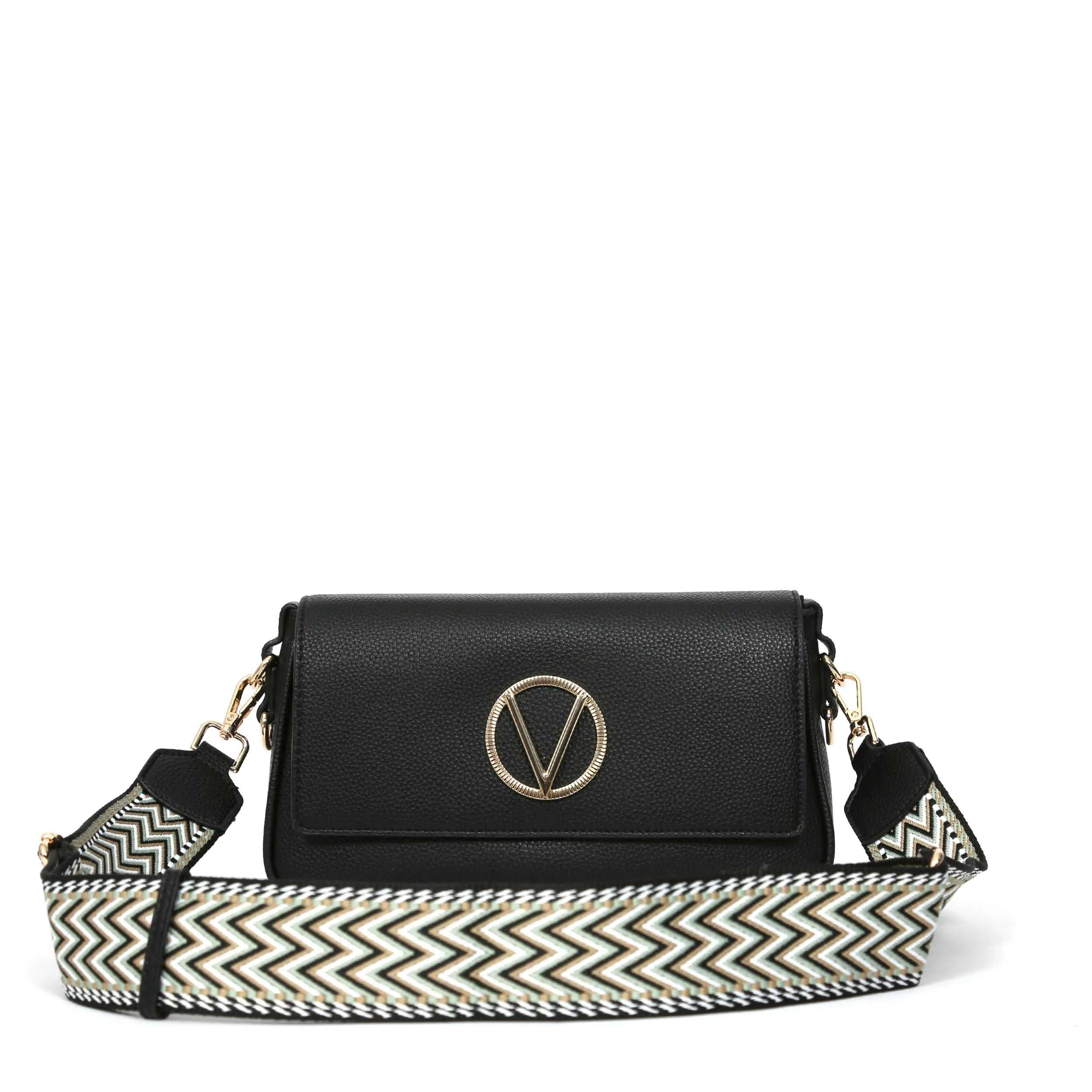 Valentino Bags Katong Ladies Shoulder Bag in Black