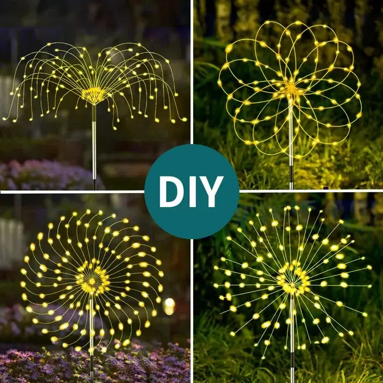 Waterproof Solar Firework Garden Lights