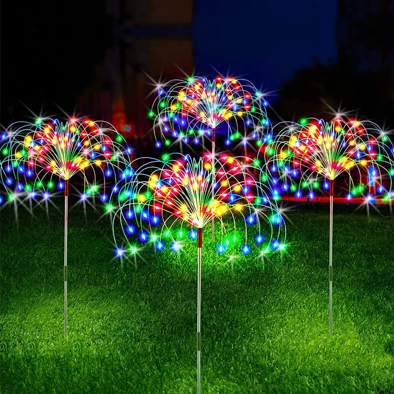 Waterproof Solar Firework Garden Lights